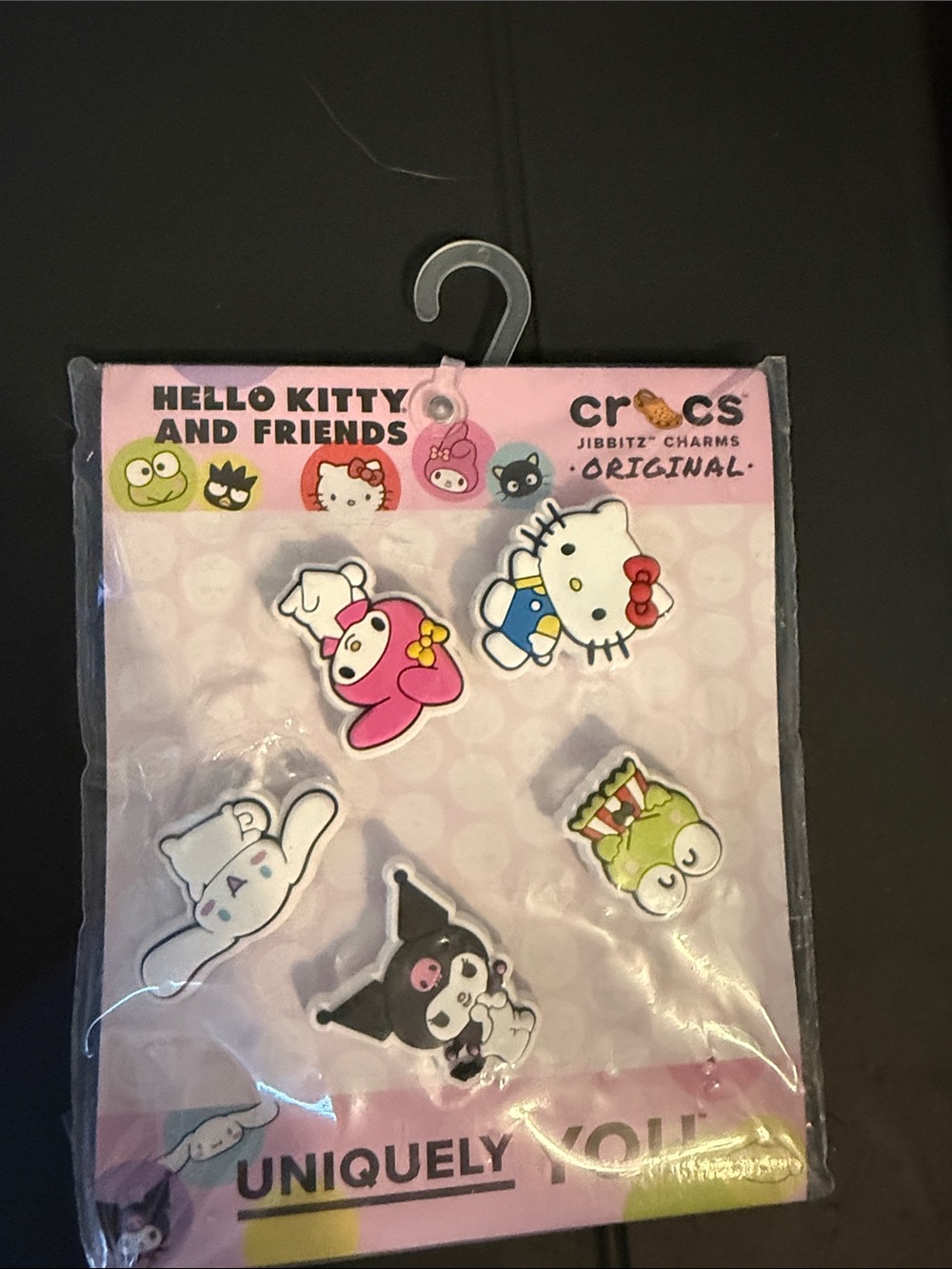 CROCS Hello Kitty & Friends Jibbitz Charms - Pink, White, Green, Black
